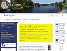Tablet Screenshot of folsomborough.com